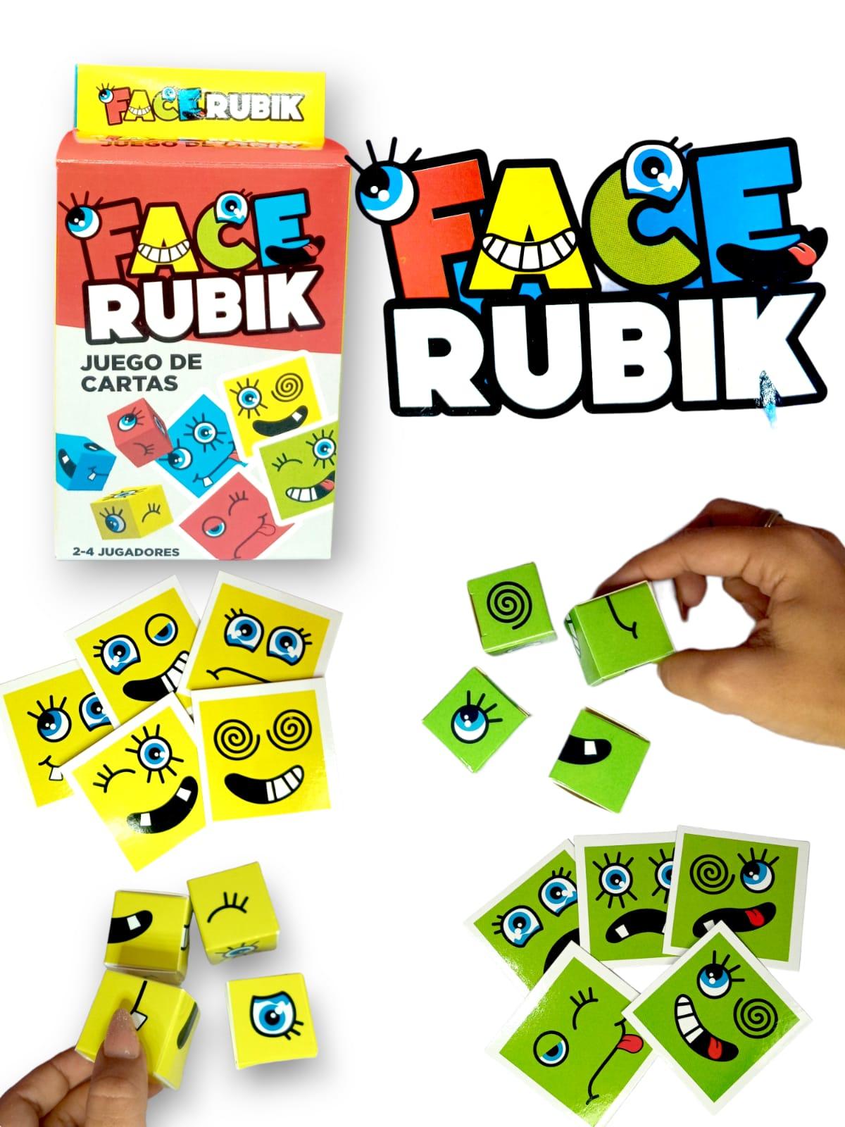 Face Rubik Juego de Cartas 2 - 4 Jugadores